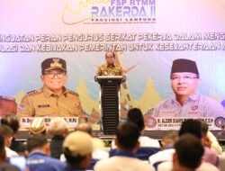 Pj. Gubernur Samsudin Buka Rakerda II Federasi Serikat Pekerja Rokok Tembakau Makanan Minuman SPSI Lampung Tahun 2024 
