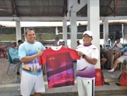 Pj. Gubernur Samsudin Buka Pertandingan Tenis Persahabatan antara Tim Pemprov Lampung dengan Tim Universitas Indonesia