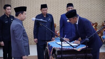 Marindo Kurniawan Resmi Lantik Supriyanto Jabat Kadis Pendidikan dan Kebudayaan Pringsewu