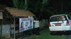 Lagi, Diduga ASN Pesawaran Tidak Netral Gunakan Mobil Dinas Pasang Banner Nanda-Anton