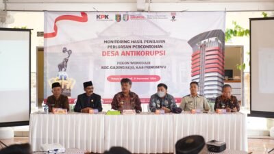 KPK RI Monitoring Hasil Penilaian Perluasan Percontohan Desa Anti Korupsi di Pringsewu