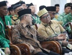 Pj. Gubernur Samsudin Dampingi Menko Pangan Zulkifli Hasan dalam Acara Penutupan Rakernas II Pengurus Besar Mathla’ul Anwar
