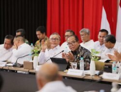 Pj. Gubernur Samsudin Ikuti Rakor Swasembada Pangan Nasional Sinergi Pemerintah Pusat dan Daerah yang Dipimpin Menko Pangan Zulkifli Hasan