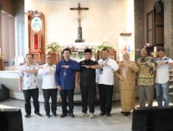 Pastikan Kenyamanan Beribadah Umat Nasrani Jelang Pergantian Tahun, Pj. Gubernur Lampung Samsudin Tinjau Gereja Katedral Kristus Raja Bandar Lampung