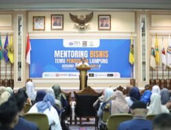 Pj. Gubernur Samsudin Buka Mentoring Bisnis Temu Pengusaha Lampung yang Digelar Komunitas Tangan Di Atas Lampung
