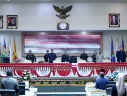 Pj. Sekdaprov Fredy SM Hadiri Rapat Paripurna Usulan Persetujuan Pengesahan Pengangkatan Rahmat Mirzani Djausal dan Jihan Nurlela sebagai Gubernur dan Wakil Gubernur Lampung Masa Jabatan 2025-2030