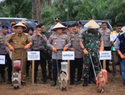 Polda Lampung Dukung Ketahanan Pangan Nasional 2.837,90 Hektar Lahan Disiapkan