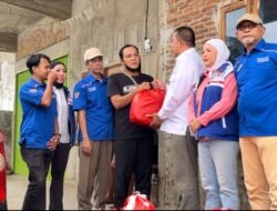 Sambil Bagikan Nasi Bungkus, PAN Terus Pantau Kondisi Lokasi Terdampak Banjir di Bandar Lampung