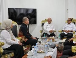 Pj. Gubernur Samsudin Terima Kunjungan Kepala BKKBN Provinsi Lampung Munawar Ibrahim dalam Rangka Memperkuat Sinergi Menurunkan Angka Stunting di Provinsi Lampung