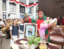 Pemprov Lampung Gelar Acara Pelepasan Pj. Gubernur Lampung Samsudin dan Pj. Ketua TP PKK Ibu Maidawati Retnoningsih di Mahan Agung