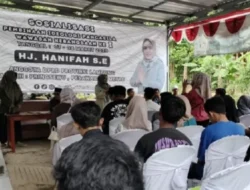 Gelar Sosialisasi PIPWK di Pemuda Karang Taruna Padang Cermin, Hanifah Berpesan Jadi Pemuda Jangan ‘Melempem’