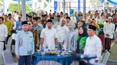 Gubernur Mirza dan Wagub Jihan Nurlela Berbuka Puasa Bersama Pengusaha yang Tergabung dalam Apindo dan Relawan Sedulur Mirzani Nusantara, Ajak Dukung Program Peningkatan Pertumbuhan Ekonomi Lampung