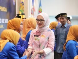 Wagub Jihan Nurlela Hadiri Halal Bihalal dan Pelantikan Pengurus Koordinator Cabang PMII Lampung Hasil Muspimda VIII Tahun 2025