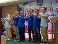 Partai Demokrat Resmi Nyatakan Dukung Nanda-Anton di PSU Pesawaran di Momen Halal Bihalal