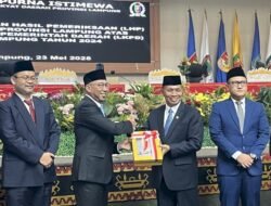 Paripurna Istimewa DPRD, Pemprov Lampung Raih WTP 11 Kali Berturut-turut