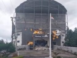 Dibangun Era Bupati Aries Sandi, Kantor DPRD Pesawaran Ambruk