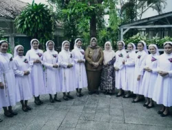 Wabup Pringsewu Hadiri Perayaan Profesi Pertama Suster FSGM