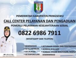Pemkab Pringsewu Luncurkan Call Center Pengaduan Sosial, Warga Bisa Lapor Lewat WhatsApp
