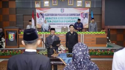 Resmi Dilantik Riyanto, Ini Komposisi Baru Pemkab Kabupaten Pringsewu