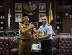 Danlanud M. Bun Yamin Temui Gubernur Mirza, Siap Kolaborasi Jaga Ketahanan Pangan Lampung