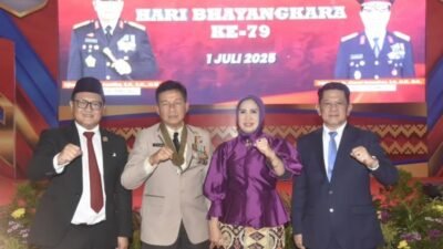 Ketua DPRD Lampung Hadiri Peringatan Hari Bhayangkara ke-79: Sinergi DPRD dan Polri Diperkuat