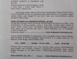 Warga Tulang Bawang Gugat Kejagung, Desak Tetapkan Pimpinan PT SGC sebagai Tersangka Dugaan Suap Rp 70 Miliar