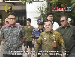 Ketua DPRD Lampung Kunjungi RSUD Abdul Moeloek, Bahas Peningkatan Layanan Kesehatan