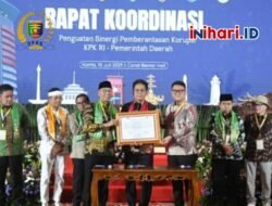 Ketua DPRD Lampung Hadiri Rakor Pemberantasan Korupsi Se-Wilayah II KPK