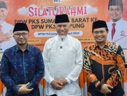 Anggota DPRD Lampung Syukron Muctar Hadiri Silaturahmi Bersama Buya Mahyeldi di DPW PKS Lampung
