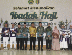 DPRD Lampung Lepas Keberangkatan Jamaah Haji Kloter Pertama Tahun 1446 H