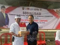 Anggota DPRD Lampung Agus Susanto Jelaskan Pentingnya Menjaga Budaya Saat Sosialisasi Pancasila