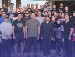 Sekretaris DPRD Lampung Ikuti Lari Pagi Bersama Menko AHY