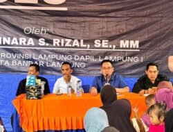 Wakil Ketua DPRD Provinsi Lampung, Naldi Rinara Gelar Reses di Dua Titik
