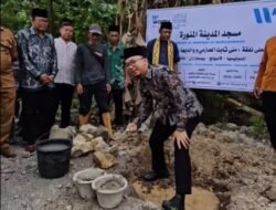 Syukron Muchtar Dukung Pembangunan Masjid Al Madina Al Munawwaroh di Pesawaran