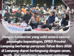 Ketua DPRD Lampung Hadiri Monitoring Malam Tahun Baru 2026 di Mapolresta Bandar Lampung