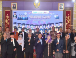 Yanuar Irawan Hadiri Gelar Wicara Guru Besar FKIP Unila dalam Rangka Dies Natalis ke-58